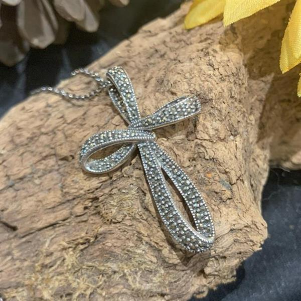 Silver Marcasite Cross